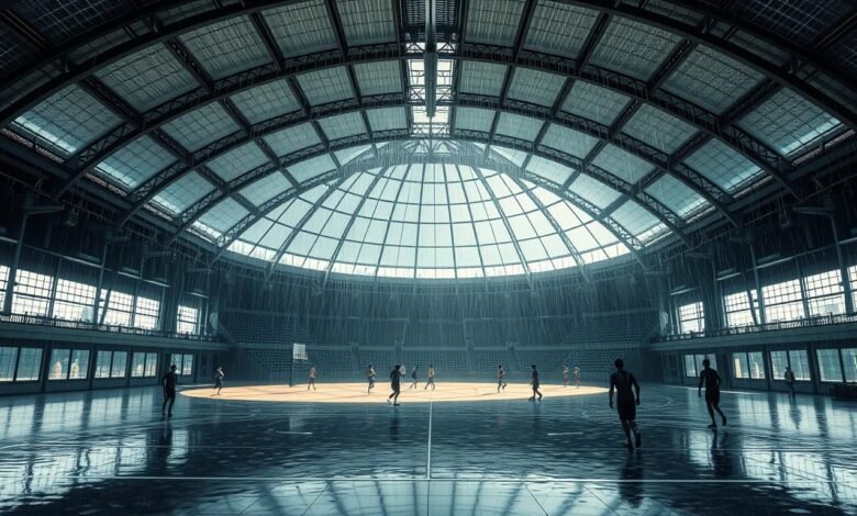 teknologi ruang hujan olahraga